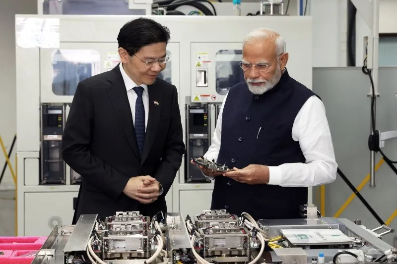 India and Singapore officials collaborating to boost semiconductor manufacturing and talent development